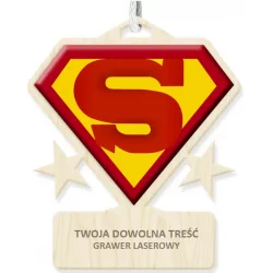 Medal dla dzieci z logiem Superman