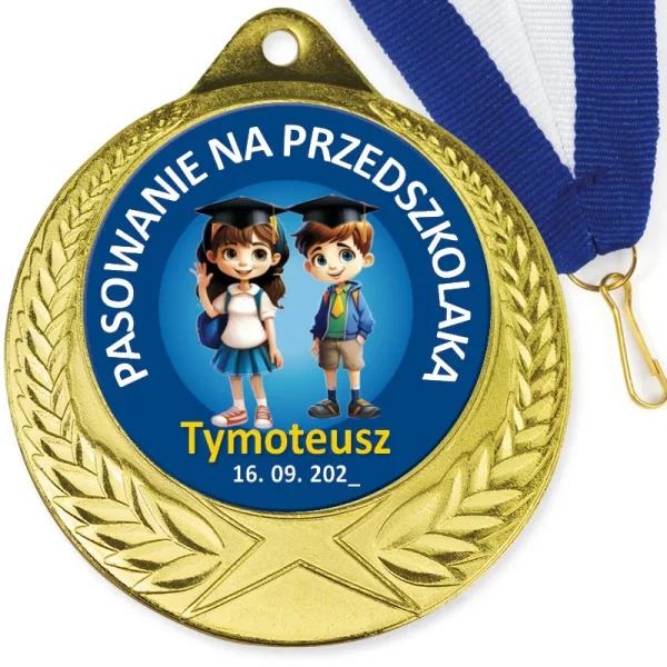   Medal Pasowanie na Przedszkolaka (Imienny)