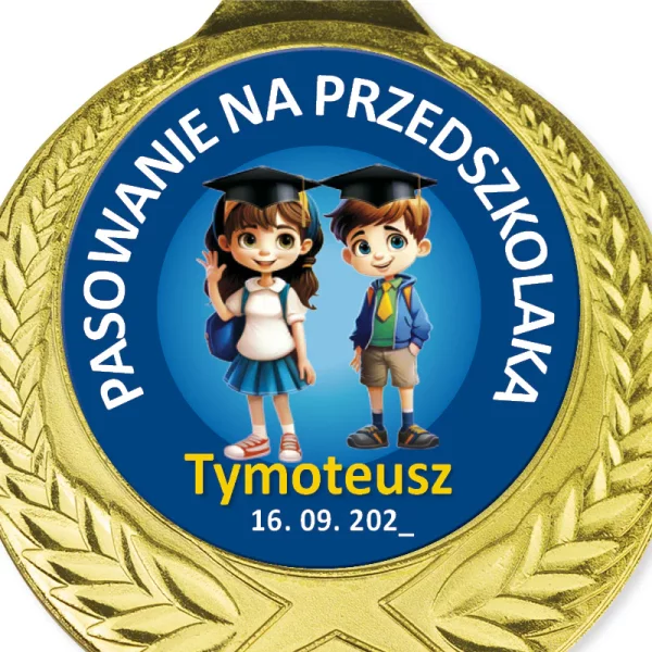 Medal Pasowanie na Przedszkolaka (Imienny) Med-353 Med353