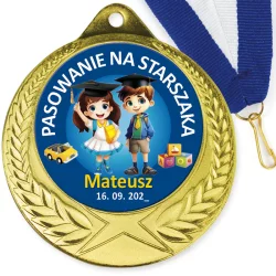   Medal Pasowanie na Starszaka (Imienny)