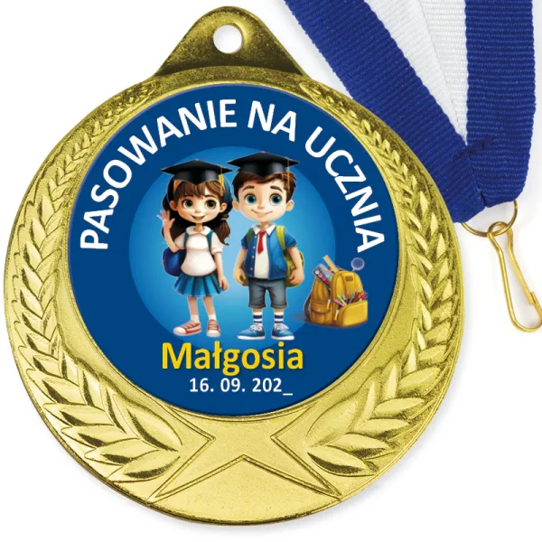 Medal Pasowanie na Ucznia (Imienny)