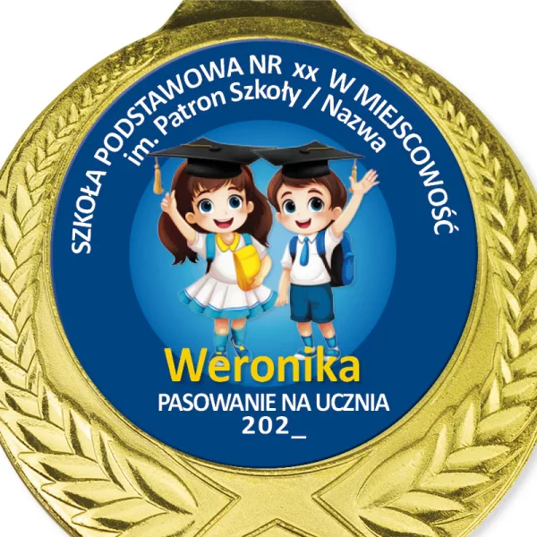 Medal Pasowanie na Ucznia Med-302 Med302