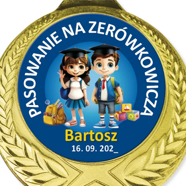 Medal Pasowanie na Zerówkowicza (Imienny) Med-354 Med354