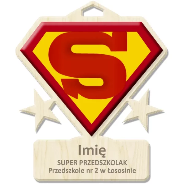 Medal Super Przedszkolak (imienny)