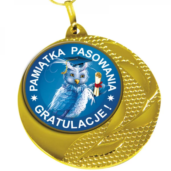 Medal na ślubowanie pierwszoklasisty i przedszkolaka MED-02