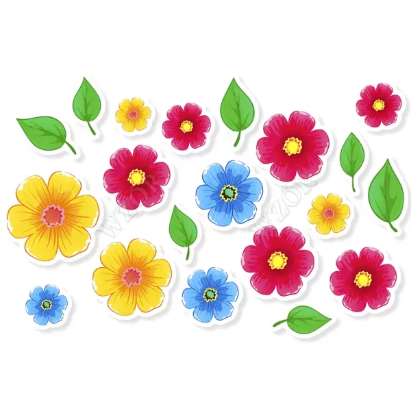Wiosenne Kwiaty (dekoracja do przedszkola)