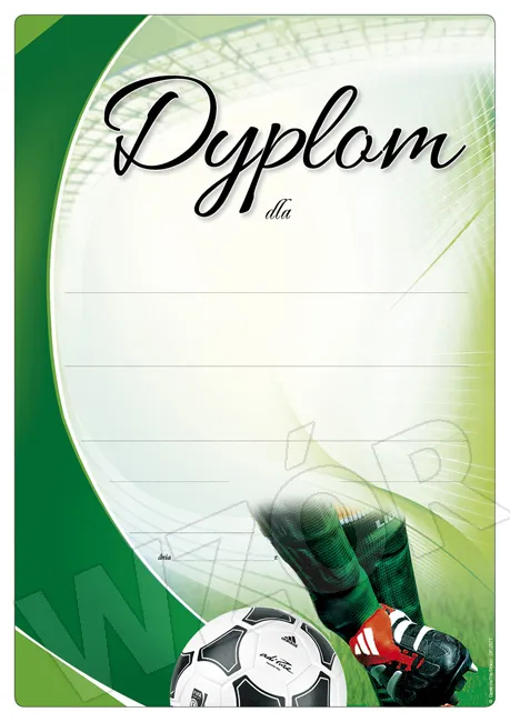 Dyplom Sportowy DP257T (wersja z tekstem)