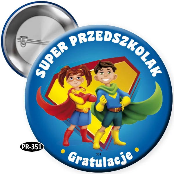 Odznaka Super Przedszkolaka PR-351