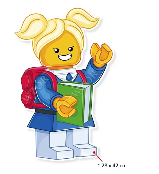 Rozmiar Dekoracje szkolne na dzień klocków Lego, D-267