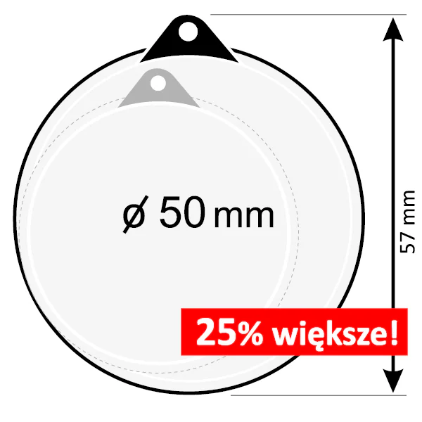 Medal Pasowanie na  Zerówkowicza - Rozmiar 50mm