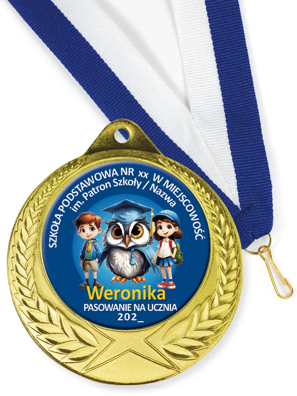 Medal Pasowanie na Ucznia Med-301