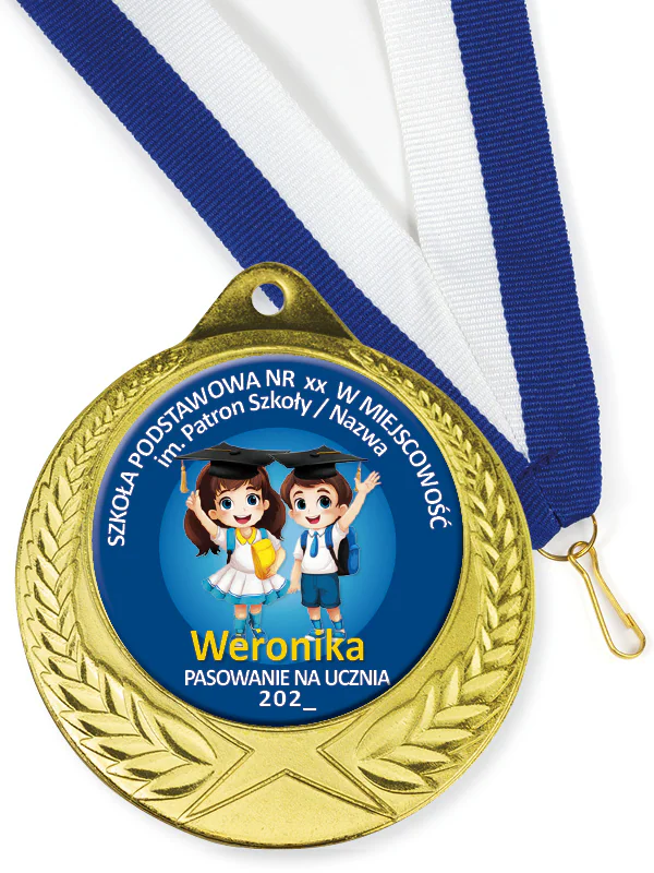 Medal Pasowanie na Ucznia Med-302