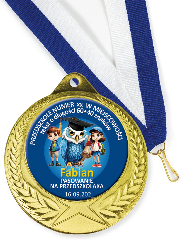 Medal Pasowanie na Przedszkolaka Med-303