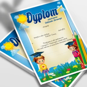 Dyplom Ukończenia Oddziału Zerowego