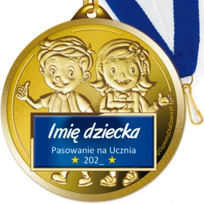 Medal Pasowanie na Ucznia (imienny)