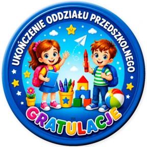 Przypinka Ukończenie Oddziału Przedszkolnego