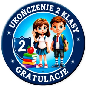 Przypinka Ukończenie 2 Klasy