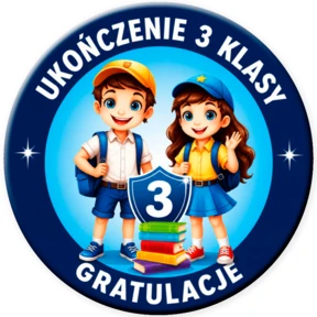 Przypinka Ukończenie 3 Klasy
