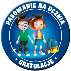 Przypinka Pasowanie na Ucznia