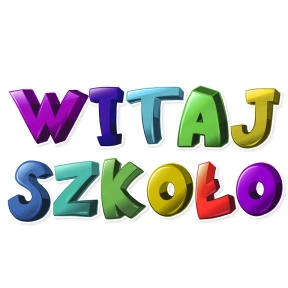 Dekoracja Szkolna Witaj Szkoło