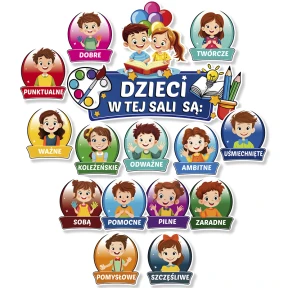 Dekoracja Szkolna Dzieci w Tej Sali Są...