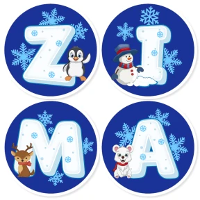 Dekoracja Szkolna – Napis Zima